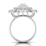 Ivana Jewels Rings Floret Diamond Halo Ring