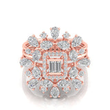 Ivana Jewels Rings Floret Diamond Halo Ring