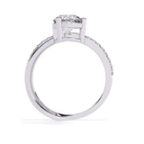 Ivana Jewels Rings Four-Prong Rose Gold Diamond Engagement Ring