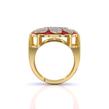 Ivana Jewels Rings Gold & Diamond Traditional Cocktail Ring