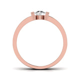 Ivana Jewels Rings Golden Horizon Solitaire Men's Band