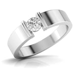 Ivana Jewels Rings Golden Horizon Solitaire Men's Band