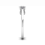Ivana Jewels Rings Kessler Princess Cut Diamond Ring