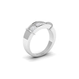 Ivana Jewels Rings Men's Three-Stone Diamond Band