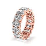 Ivana Jewels Rings Oval Diamond Channel Setting Eternal Ring