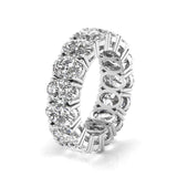Ivana Jewels Rings Oval Diamond Channel Setting Eternal Ring
