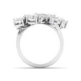 Ivana Jewels Rings Pear-Cut Diamond Cluster Ring in Gold