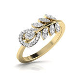 Ivana Jewels Rings Pear & Round Shape Diamonds Cocktail Ring
