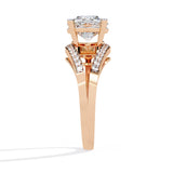 Ivana Jewels Rings Solitaire Round Diamond Anniversary Ring