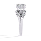 Ivana Jewels Rings Solitaire Round Diamond Anniversary Ring