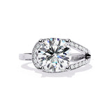 Ivana Jewels Rings Solitaire Round Diamond Anniversary Ring