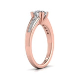 Ivana Jewels Rings Solitaire With Side Diamond Ring