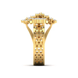 Ivana Jewels Rings Starburst Diamond Statement Ring