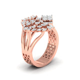 Ivana Jewels Rings Starburst Diamond Statement Ring