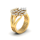 Ivana Jewels Rings Starburst Diamond Statement Ring