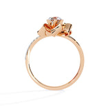 Ivana Jewels Rings Tied Bow Diamond Ring