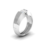 Ivana Jewels Rings Timeless Men's Diamond Ring in Two-Tone