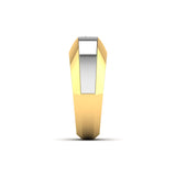 Ivana Jewels Rings Timeless Men's Diamond Ring in Two-Tone