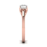 Ivana Jewels Rings Trellis Design Three Diamonds Ring