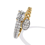 Ivana Jewels Rings Unique Two-Stone Diamond Ring