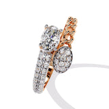 Ivana Jewels Rings Unique Two-Stone Diamond Ring