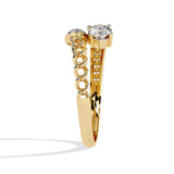 Ivana Jewels Rings Unique Two-Stone Diamond Ring