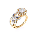 Ivana Jewels Rings Vintage Sapphire Elegance Ring