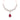 Dazzling Ruby Diamond Necklace