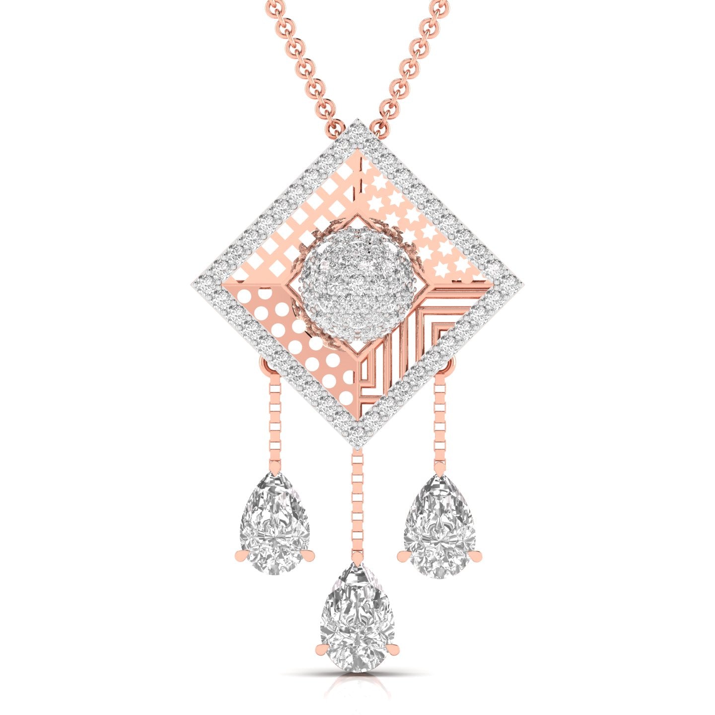 Dangling Diamond Pendant