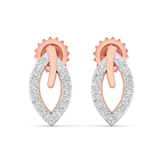 Openwork Diamond Earrings