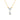 Heart & Pear Shape Solitaire Diamonds Chain Pendant