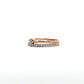 Diamond Stacking Ring Set in Rose Gold