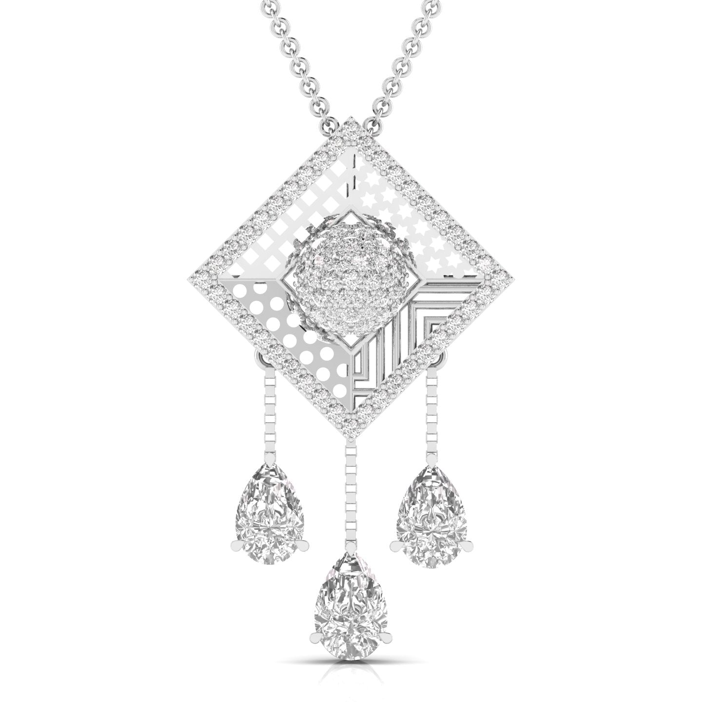 Dangling Diamond Pendant