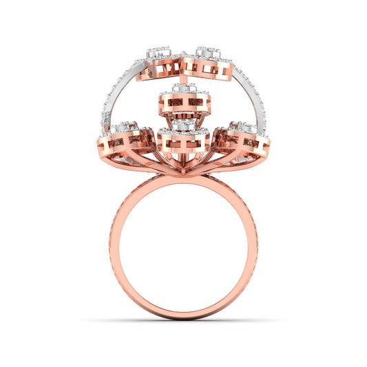 Cluster Set Diamond Ring