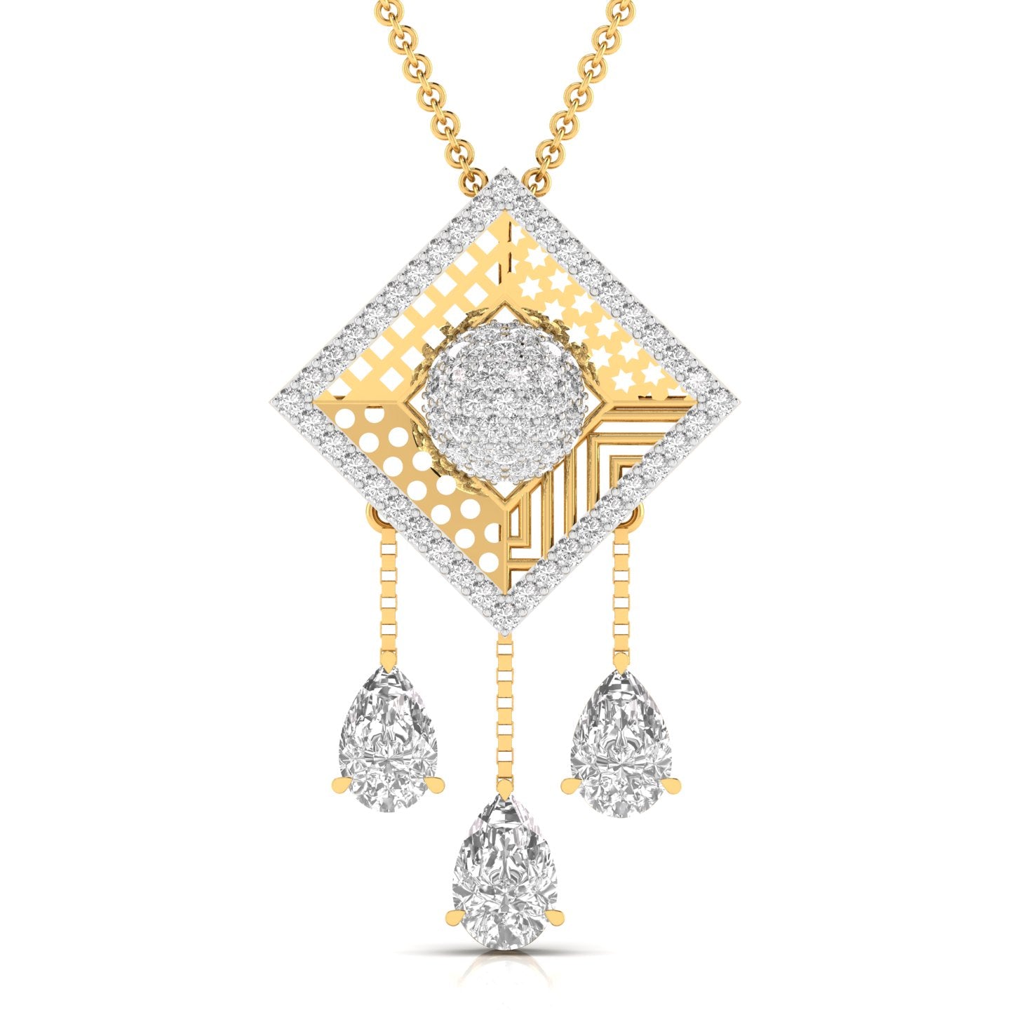 Dangling Diamond Pendant