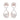 Dazzling Pear & Round Diamond Drop Earrings