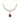 Dazzling Ruby Diamond Necklace