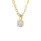 2 Carat Round Cut Solitaire Diamond Chain Pendant