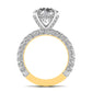 3.5 Carat Solitaire Diamond Channel Setting Ring