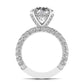 3.5 Carat Solitaire Diamond Channel Setting Ring