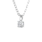 2 Carat Round Cut Solitaire Diamond Chain Pendant