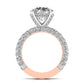 3.5 Carat Solitaire Diamond Channel Setting Ring