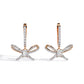 Fine Crystal Bow Earrings