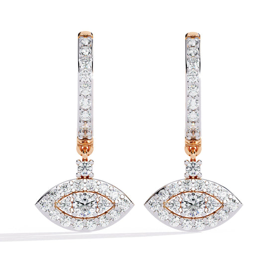 Evil Eye Diamond Earrings