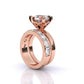 2 Carat Solitaire Entwined Diamond Ring