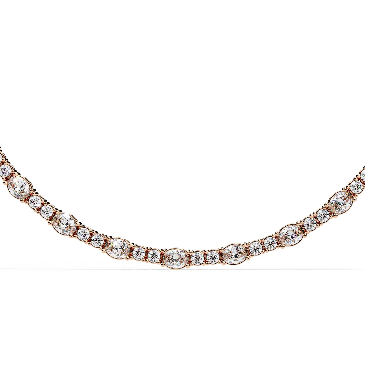 Classic Diamond Line Necklace