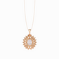 Delicate Gold Sunburst Necklace