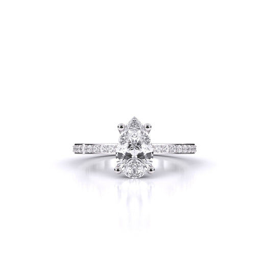 Eminent Pear-Shaped Solitaire Ring