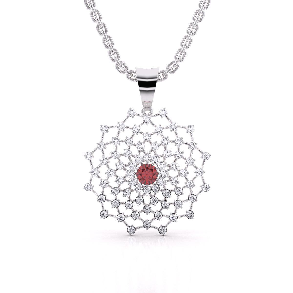 Geometric Bloom Pendant