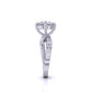 2 Carat Round Cut Diamond Centre Solitaire Ring